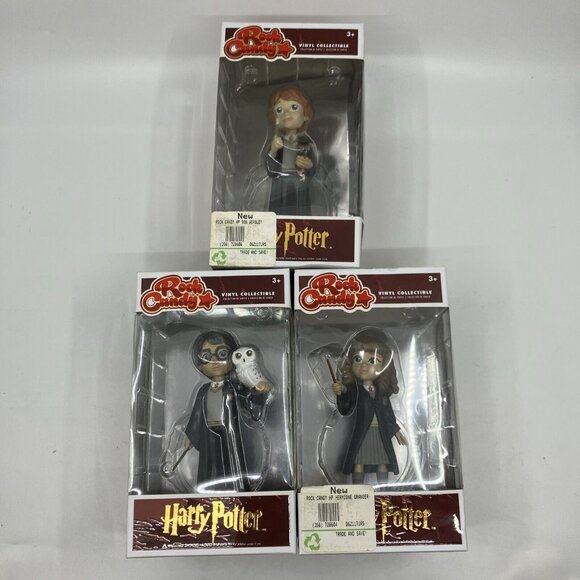 Funko Rock Candy Harry Potter Hermione Ron Weasley Granger Figurine Lot NIB - Picture 1 of 10